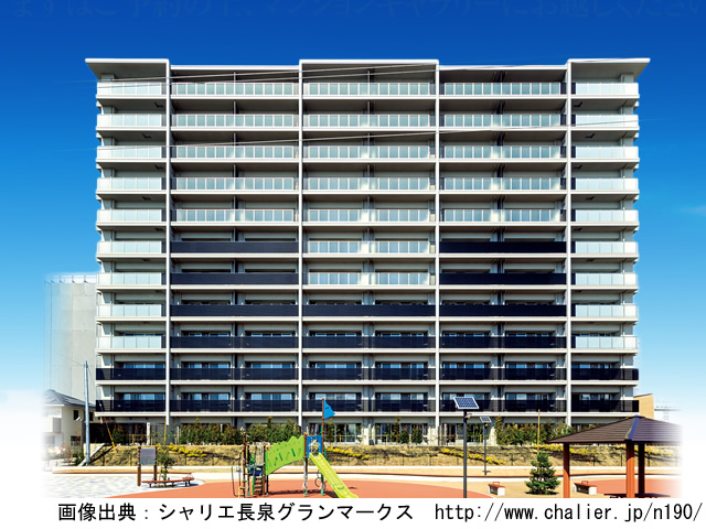 【静岡・マンションライブラリ】シャリエ長泉グランマークスEAST棟：2017年3月、WEST棟：2018年2月完成