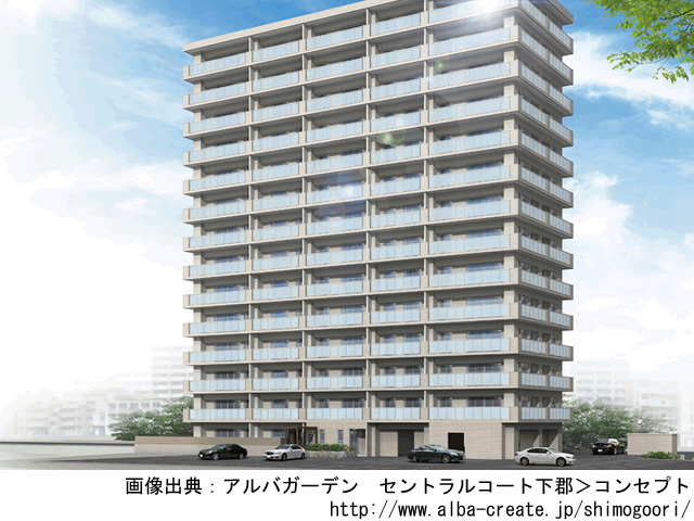 【大分・マンションライブラリ】アルバガーデン　セントラルコート下郡2019年5月完成