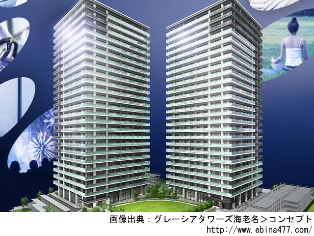 【神奈川・マンションライブラリ】グレーシアタワーズ海老名2019年5月完成［イースト棟］、2020年1月完成［ウェスト棟］