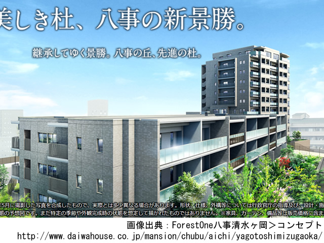 【愛知・マンションライブラリ】ForestOne八事清水ヶ岡2020年2月完成