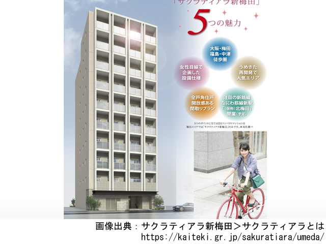 【大阪・マンションライブラリ】サクラティアラ新梅田2019年3月完成