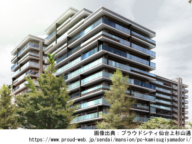 【宮城・マンションライブラリ】プラウドシティ仙台上杉山通2020年1月完成