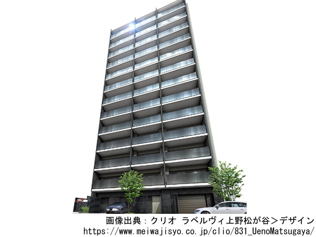 【東京・マンションライブラリ】クリオ ラベルヴィ上野松が谷2020年7月完成