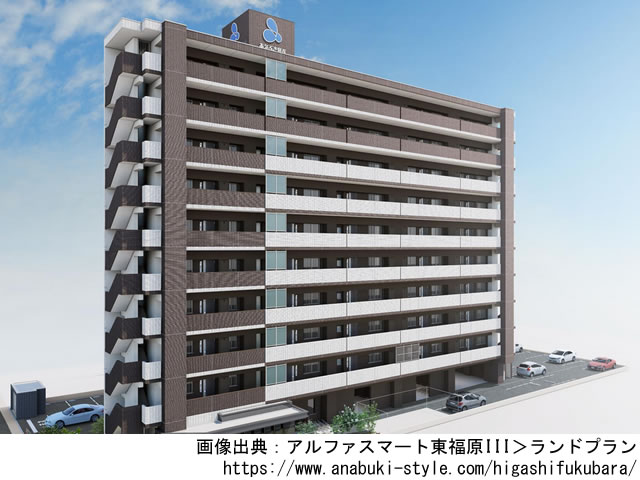 【鳥取・マンションライブラリ】アルファスマート東福原III 2020年6月完成