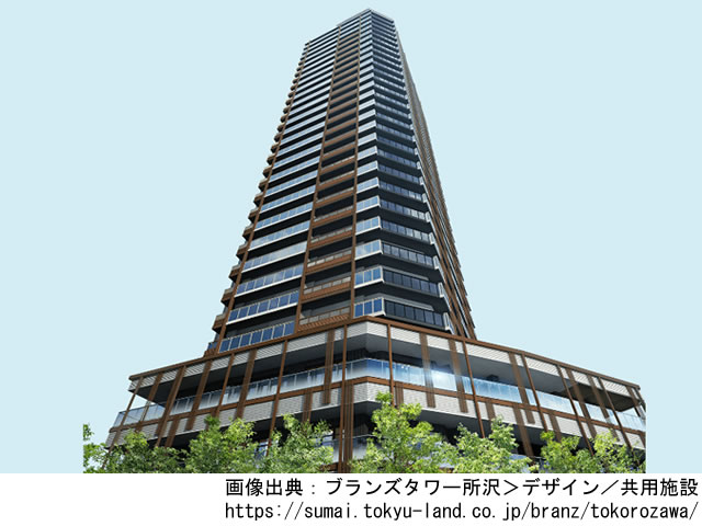 【埼玉・マンションライブラリ】ブランズタワー所沢2021年11月完成