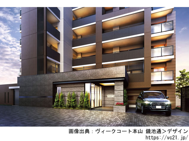 【愛知・マンションライブラリ】ヴィークコート本山 鏡池通2020年1月完成