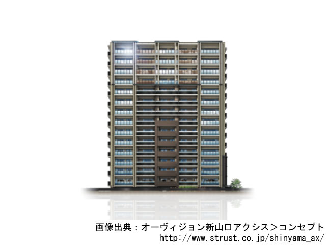 【山口・マンションライブラリ】オーヴィジョン新山口アクシス2021年1月完成