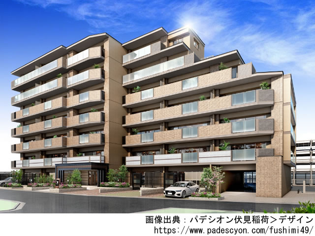 【京都・マンションライブラリ】パデシオン伏見稲荷2021年2月完成