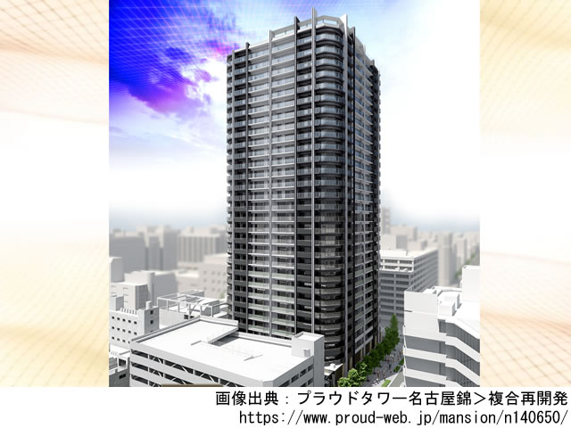 【愛知・マンションライブラリ】プラウドタワー名古屋錦2022年1月完成