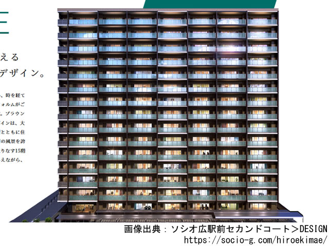 【広島・マンションライブラリ】ソシオ広駅前セカンドコート2021年11月完成