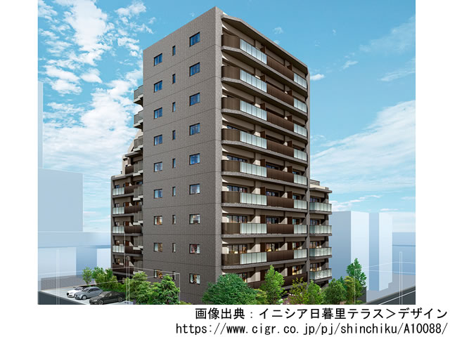 【東京・マンションライブラリ】イニシア日暮里テラス2021年2月完成