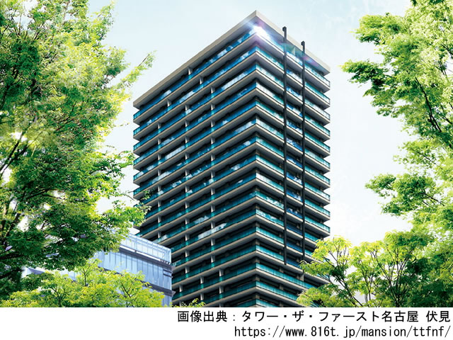 【愛知・マンションライブラリ】タワー・ザ・ファースト名古屋 伏見2023年1月完成