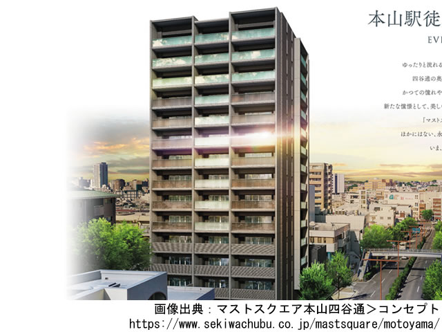 【愛知・マンションライブラリ】マストスクエア本山四谷通2021年12月完成