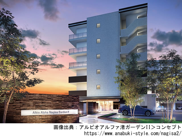 【長野・マンションライブラリ】アルビオアルファ渚ガーデンII 2021年8月完成