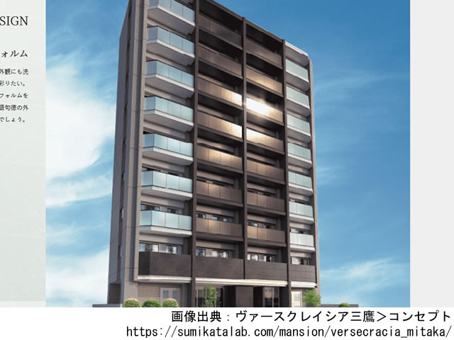 【東京・マンションライブラリ】ヴァースクレイシア三鷹2020年9月15日完成