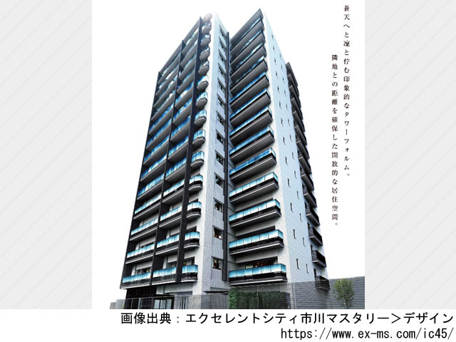 【千葉・マンションライブラリ】エクセレントシティ市川マスタリー2021年6月完成