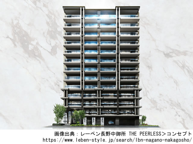 【長野・マンションライブラリ】レーベン長野中御所 THE PEERLESS 2022年2月完成