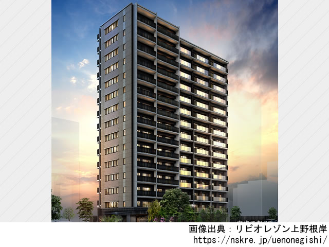 【東京・マンションライブラリ】リビオレゾン上野根岸2022年1月完成