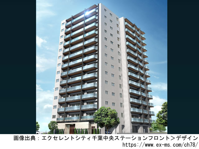 【千葉・マンションライブラリ】エクセレントシティ千葉中央ステーションフロント2022年2月完成