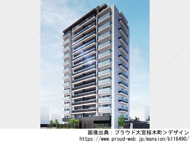 【埼玉・マンションライブラリ】プラウド大宮桜木町2023年1月完成