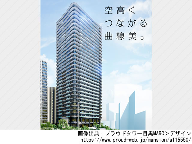 【東京】目黒駅徒歩9分　プラウドタワー目黒MARC 2023年10月完成