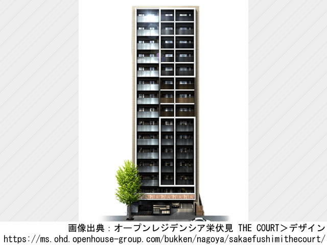 【愛知・マンションライブラリ】オープンレジデンシア栄伏見 THE COURT 2023年3月完成