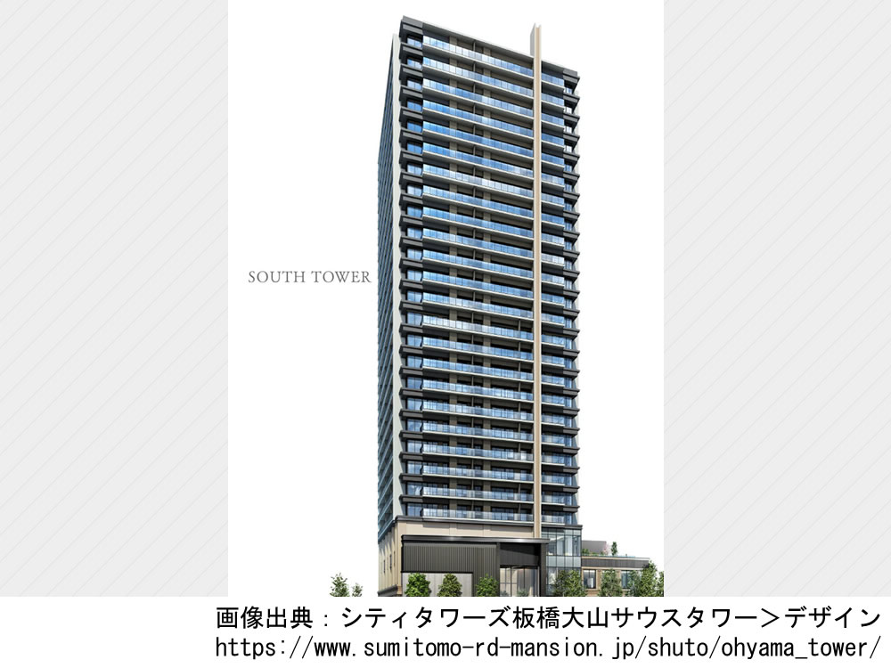 【東京】シティタワーズ板橋大山サウスタワー2024年10月完成