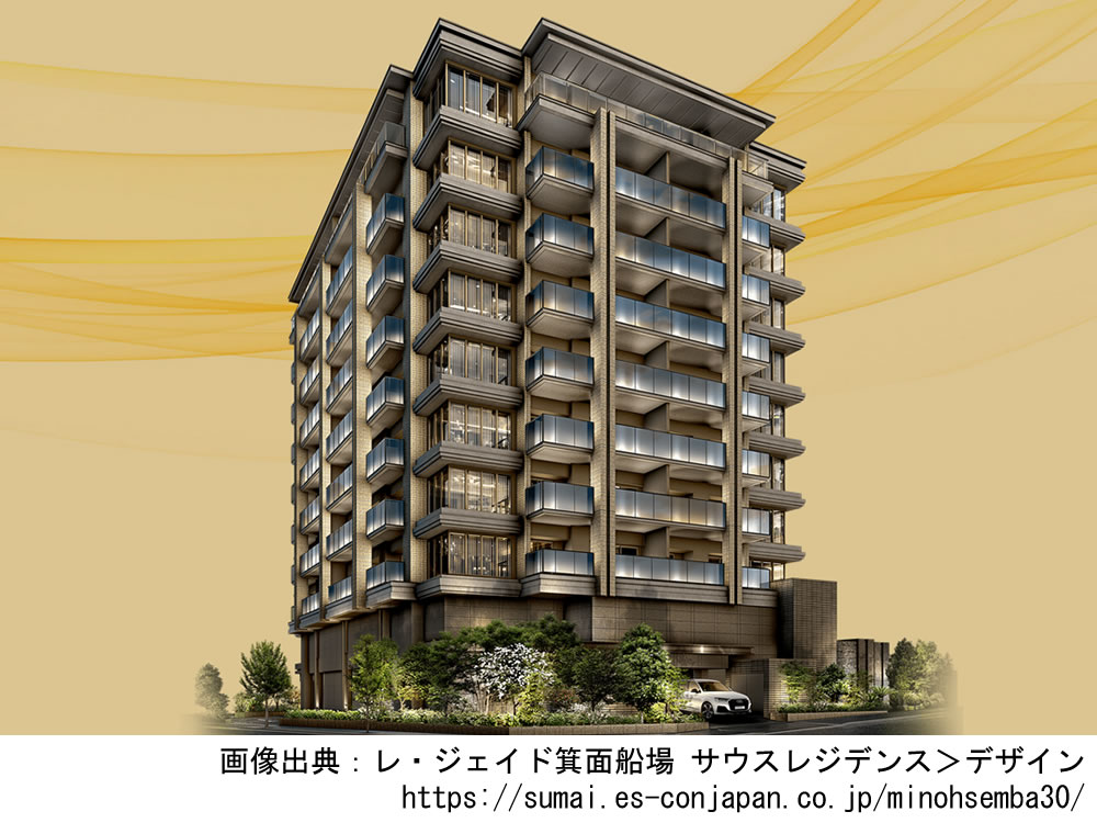レ・ジェイド箕面船場 サウスレジデンス「旧称：（仮称）新駅徒歩2分×平均140m²プロジェクト」