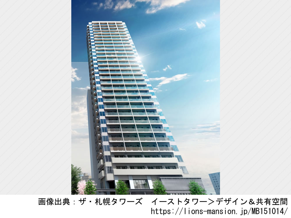【北海道】ザ・札幌タワーズ　イーストタワー2025年7月完成