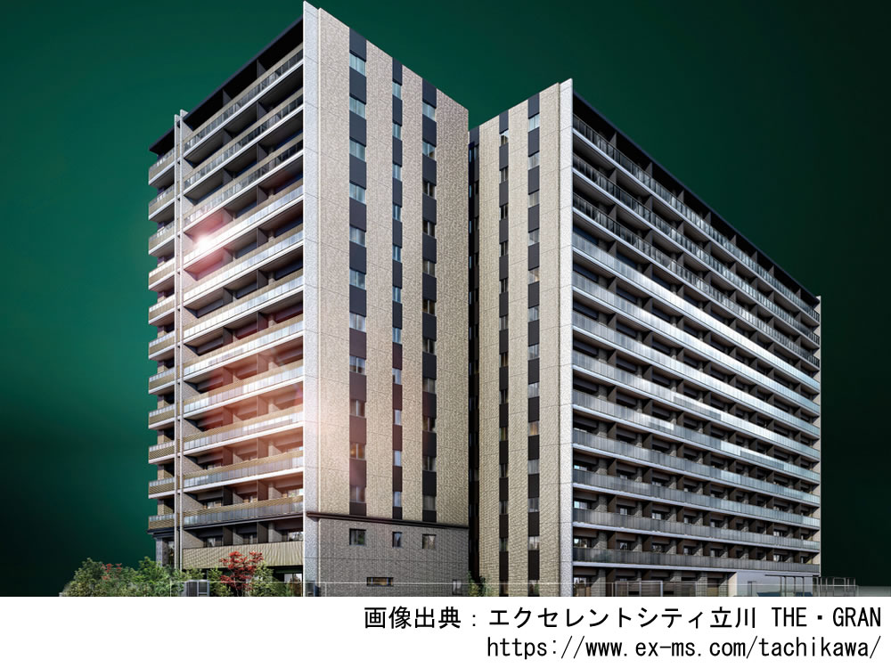 【東京】エクセレントシティ立川 THE・GRAN 2024年2月完成