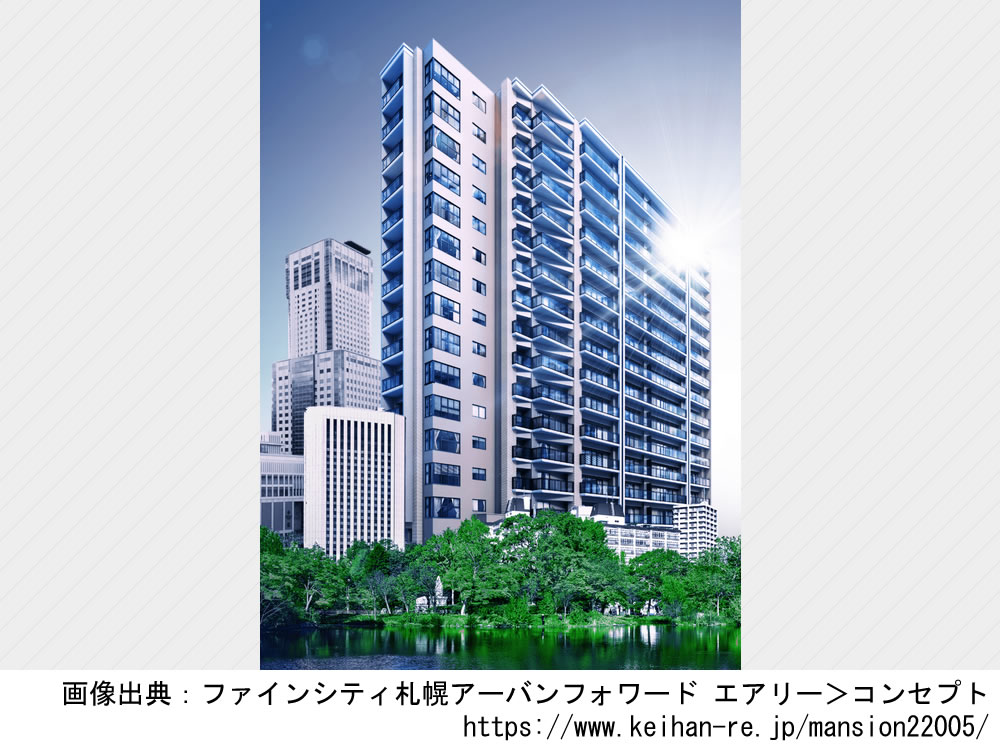ファインシティ札幌アーバンフォワード エアリー「旧称：（仮称）中の島新都市構想プロジェクトI棟」