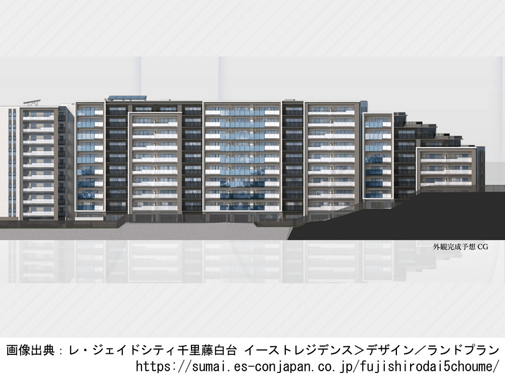 【大阪】レ・ジェイドシティ千里藤白台 イーストレジデンス2024年8月完成