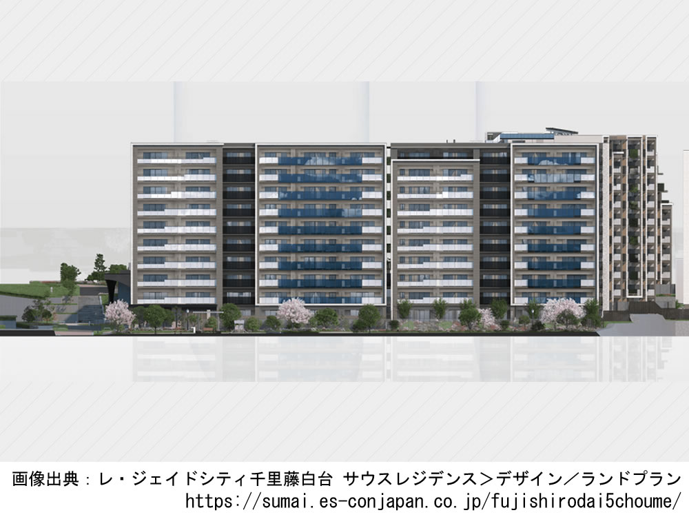 【大阪】レ・ジェイドシティ千里藤白台 サウスレジデンス2024年8月完成