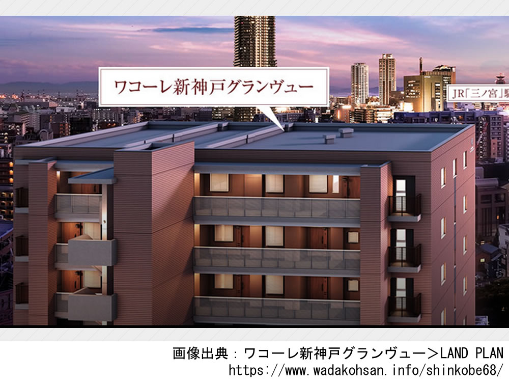 ワコーレ新神戸グランヴュー「旧称：（仮称）ワコーレ三宮 CLASS-NEW プロジェクト」