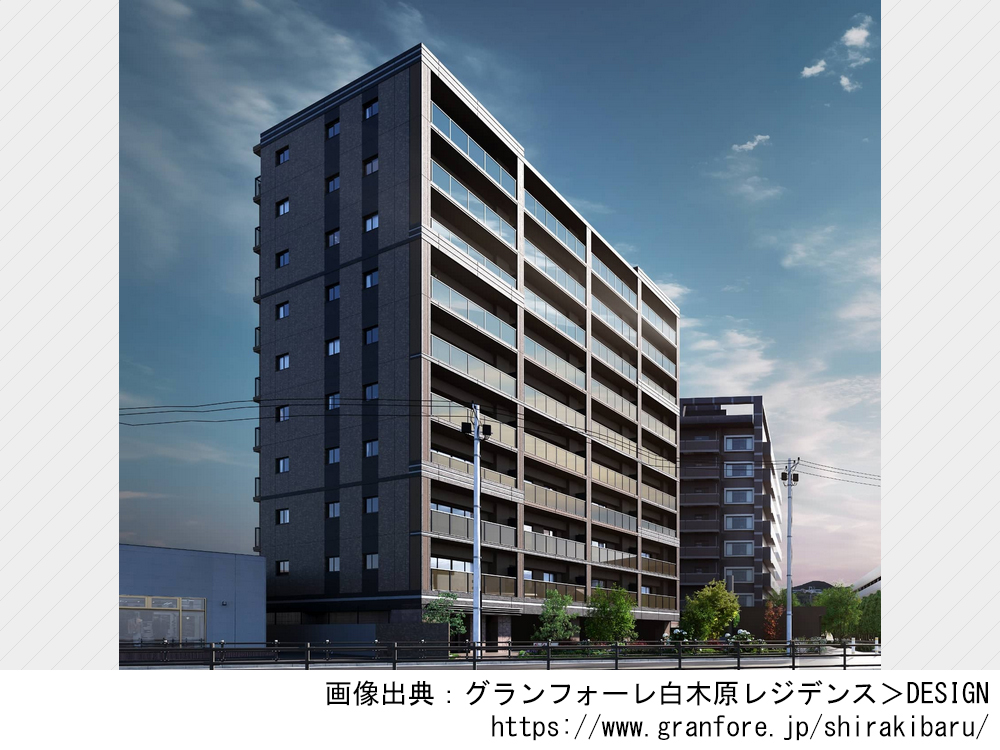 【福岡県】グランフォーレ白木原レジデンス　全36邸南向きの新築分譲マンション
