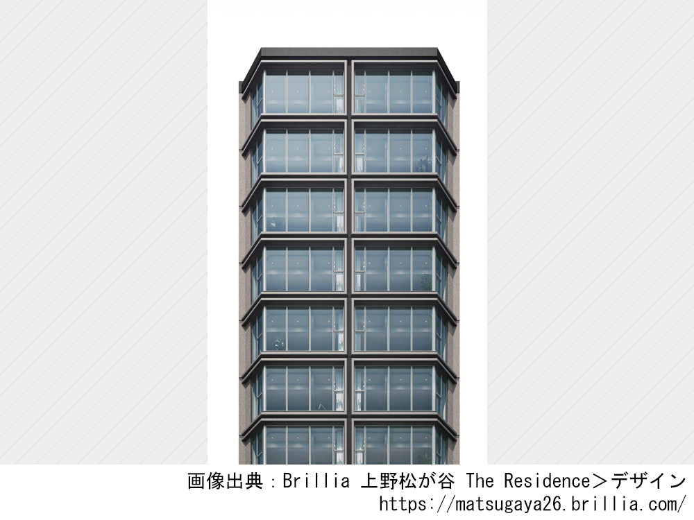 【東京都】Brillia 上野松が谷 The Residence　全26邸南向き角住戸の新築分譲マンション