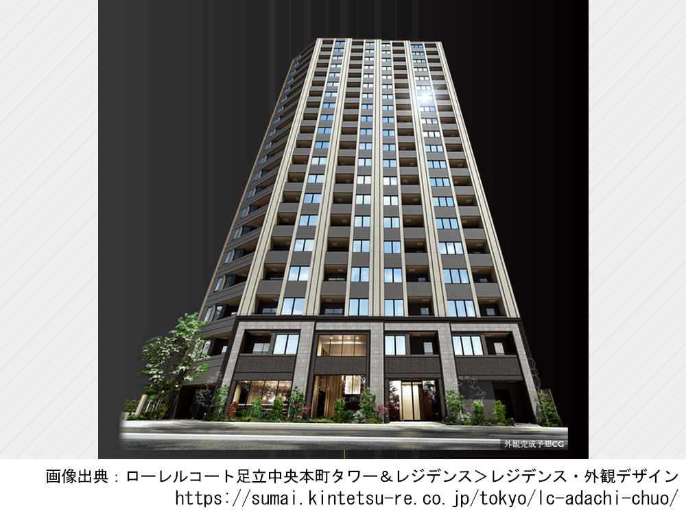 【東京都】ローレルコート足立中央本町タワー＆レジデンス　全145邸の新築分譲マンション