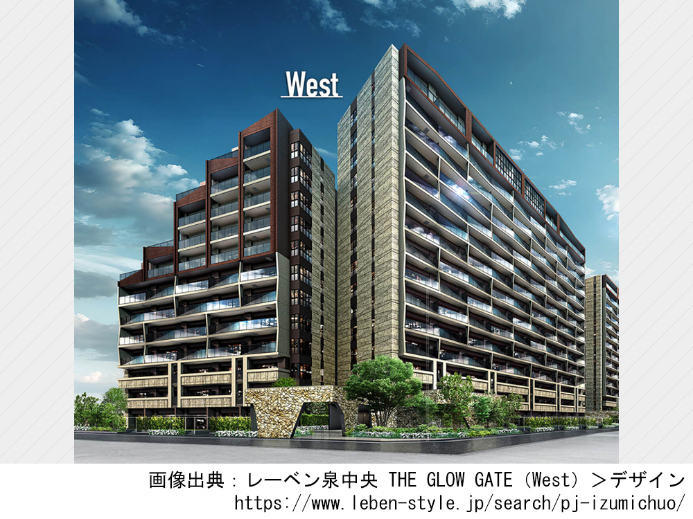 レーベン泉中央 THE GLOW GATE（West）