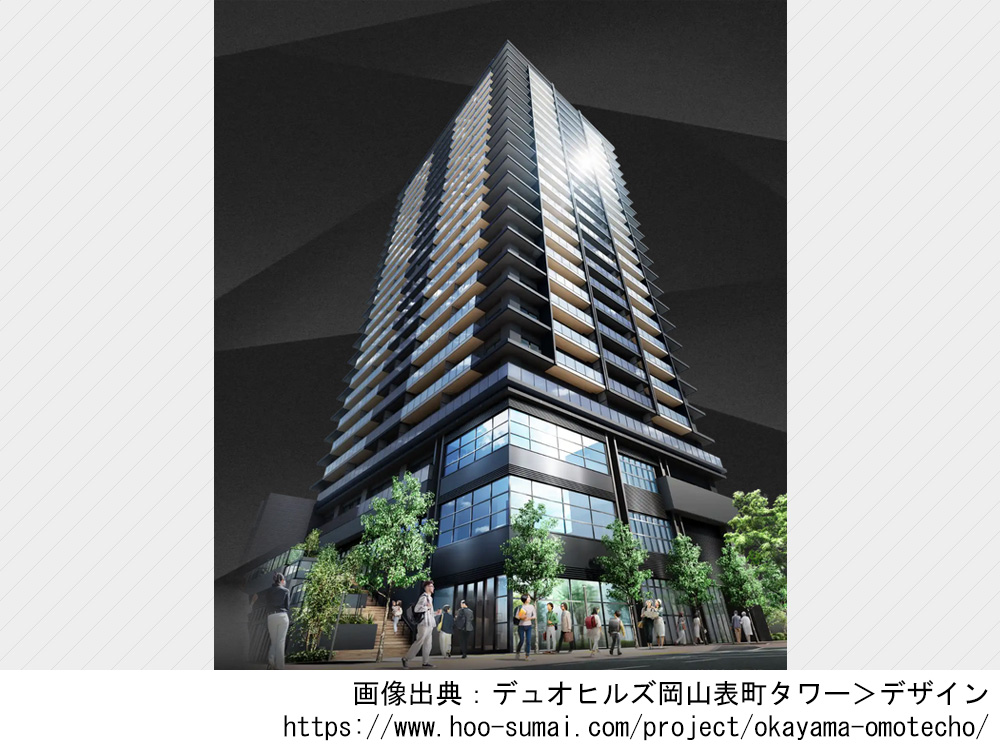 【岡山県】デュオヒルズ岡山表町タワー　全232邸の新築分譲マンション